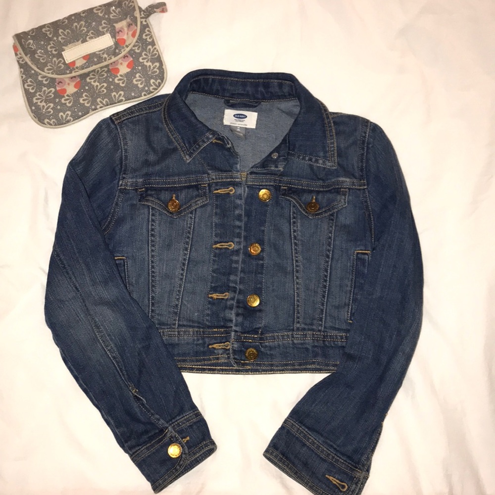 Girl’s super cute denim jacket with stretch